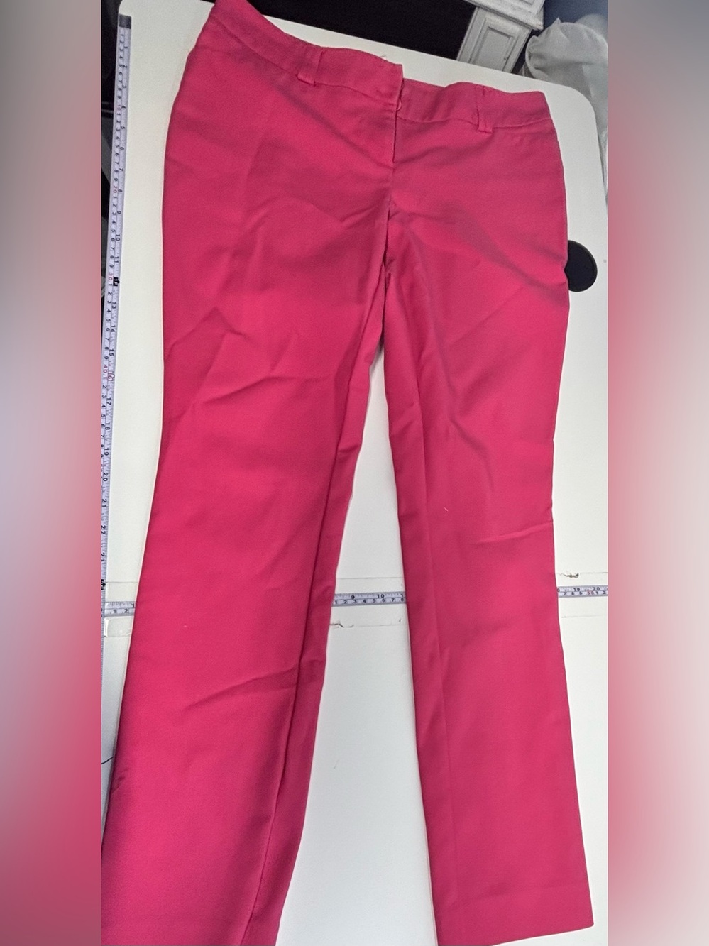 Ricki’s Size 8 Pant Lot (2 Pair) Slant Pocket Slim Pink & Plaid - Picture 10 of 10